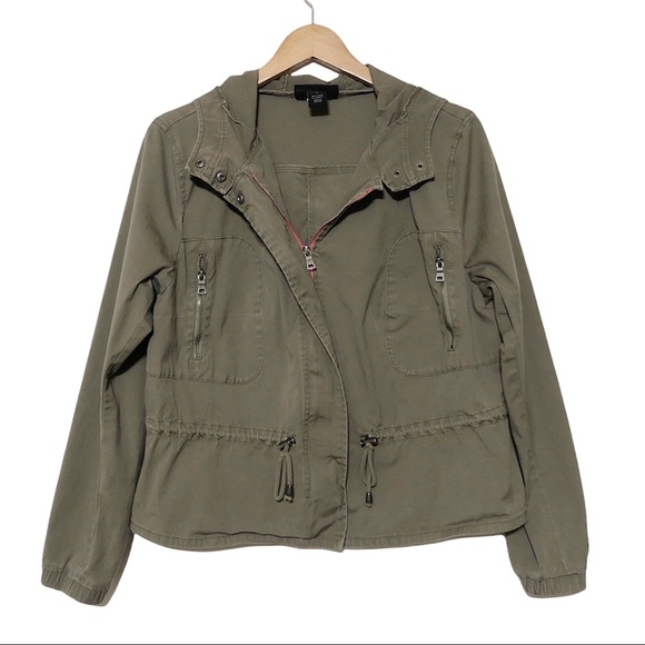 Lane Bryant Jackets & Blazers - Lane Bryant Hooded Utility Jacket